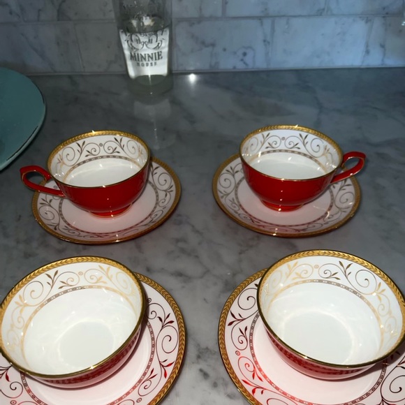 Teavana Dining Teavana Piece Set 4 Cups 4 Saucers Teapot With Lid